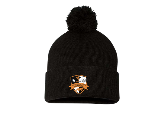 **PRE-ORDER** LFA Pom Beanie - One-Size Fits Most - Black
