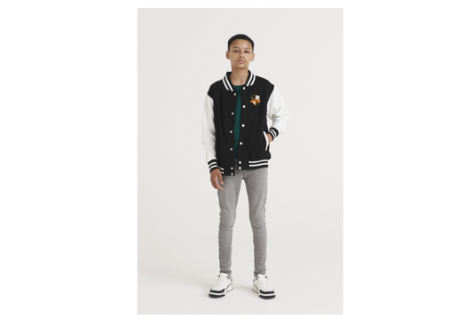 **PRE-ORDER** LFA Lightweight Fleece Letterman Jacket - Black