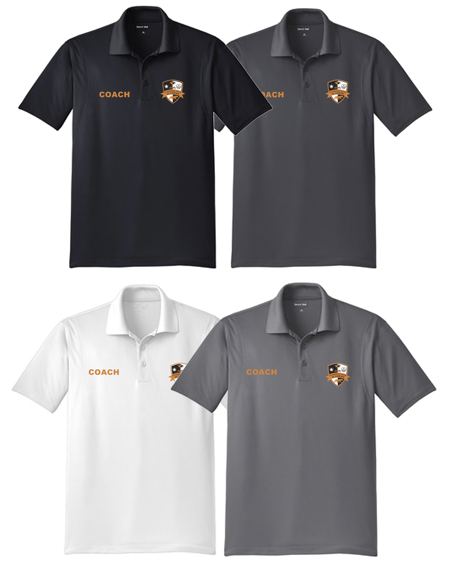 **STAFF ONLY** Leadership Faith Academy Drifit Performance S/S Polo Shirt