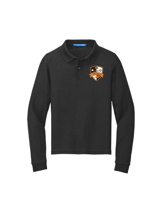 **Uniform Approved** Leadership Faith Academy Embroidered Polo Shirt - Long Sleeve