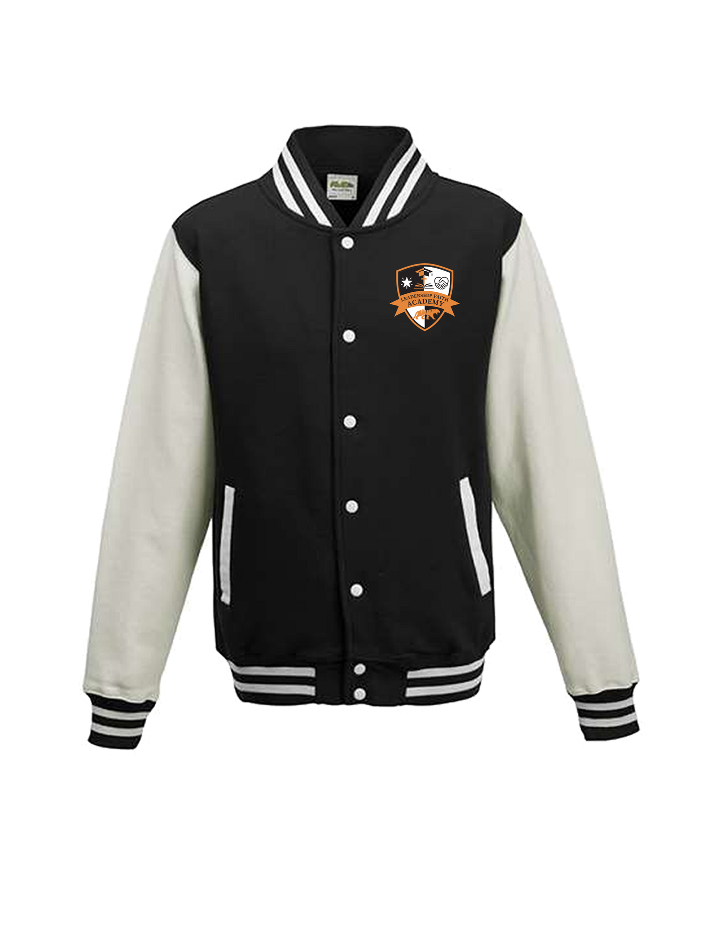 **PRE-ORDER** LFA Lightweight Fleece Letterman Jacket - Black