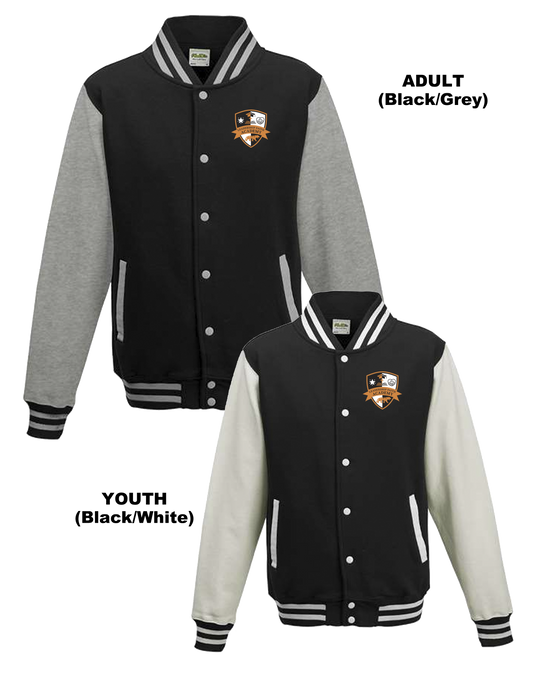 **PRE-ORDER** LFA Lightweight Fleece Letterman Jacket - Black