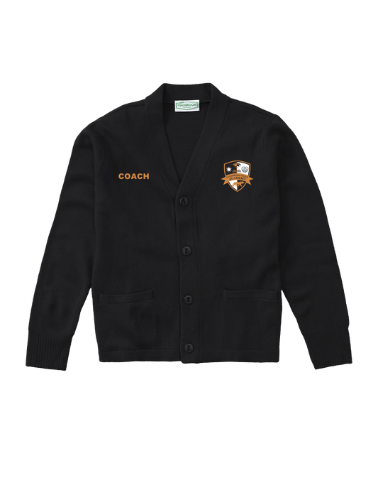 **STAFF ONLY** Leadership Faith Academy Uniform Embroidered Unisex Cardigan - Black