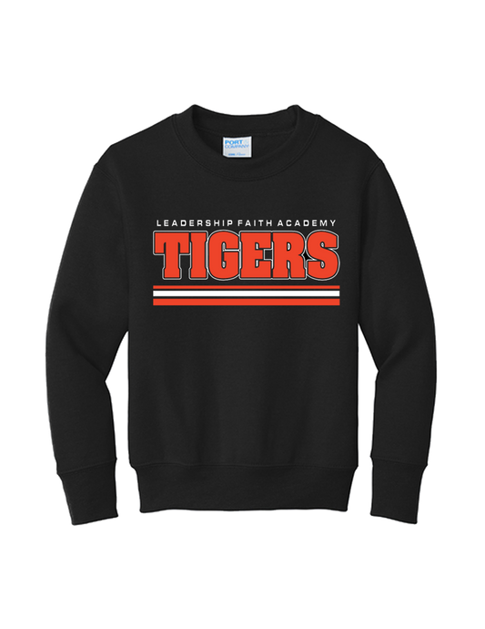 **PE Uniform Approved** Leadership Faith Academy Crewneck Sweatshirt - Unisex - Black