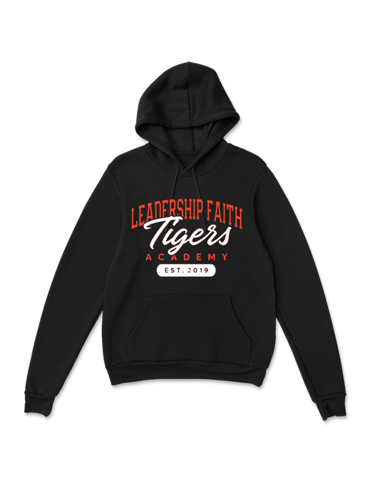 **PE Uniform Approved** Leadership Faith Academy Est. 2019 Fleece Hoodie - Unisex - Black