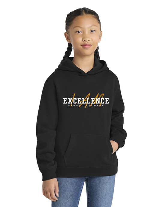 **PRE-ORDER** "I AM Excellence" Sweatshirt Hoodie - Youth - Black