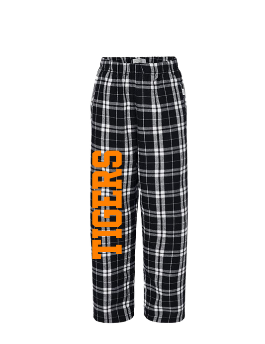 **PRE-ORDER** Tigers Printed Flannel Pants - Black/White/Grey - Ladies/Mens/Youth