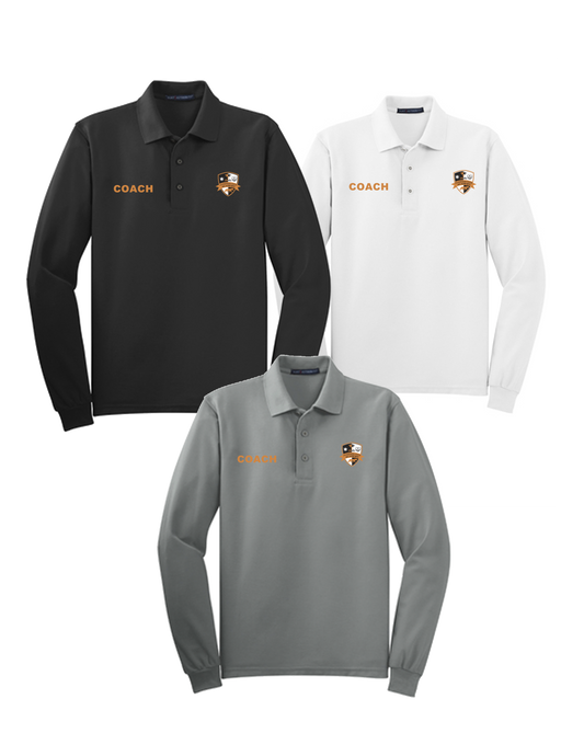 **STAFF ONLY** Leadership Faith Academy Cotton Blend L/S Polo Shirt
