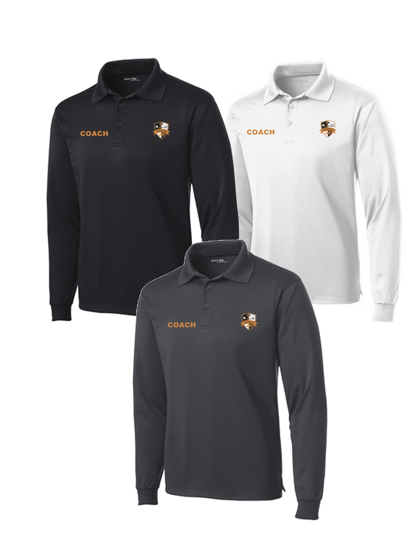 **STAFF ONLY** Leadership Faith Academy Drifit Performance Unisex L/S Polo Shirt