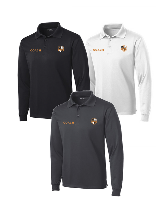 **STAFF ONLY** Leadership Faith Academy Drifit Performance Unisex L/S Polo Shirt